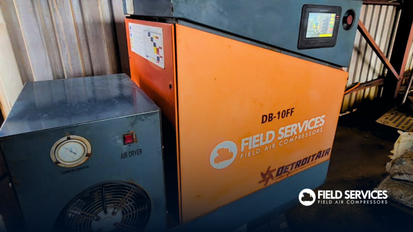 Field Air Compressors - Screw Compressor - Detroit Rotary DB-10FF
