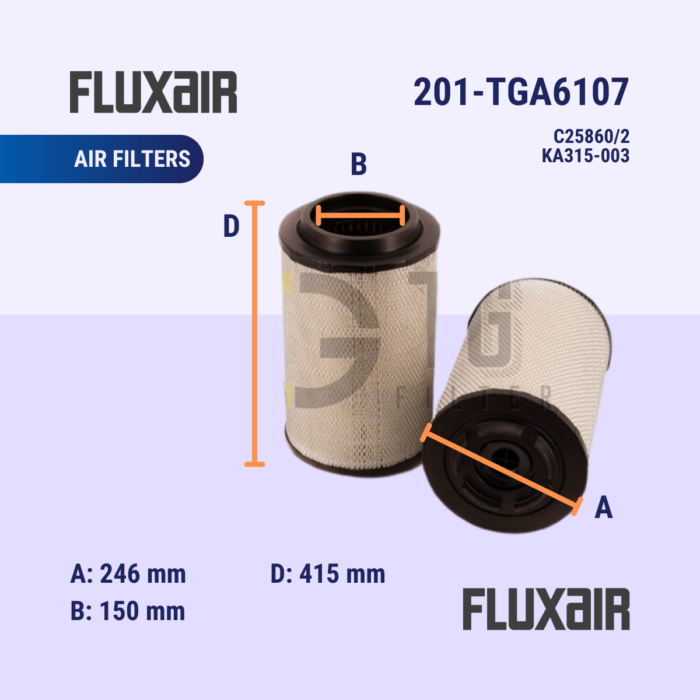 Field Air Compressors - Products - 201 - Air Filters 201-TGA6107 (C258602) (KA315-003)