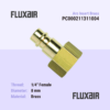 Field Air Compressors - Fluxair - Aro Insert - Brass - 14 inch Female 8mm (PC000211311004)